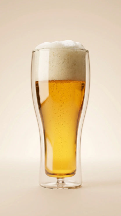 Vaso Cervecero Doble Pared Set x4 500 ML