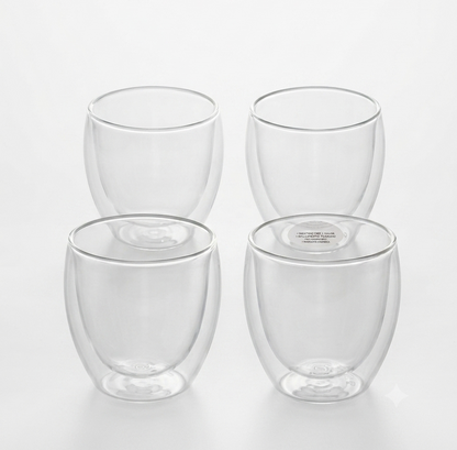 Vaso Doble Pared Set X4 100 ML